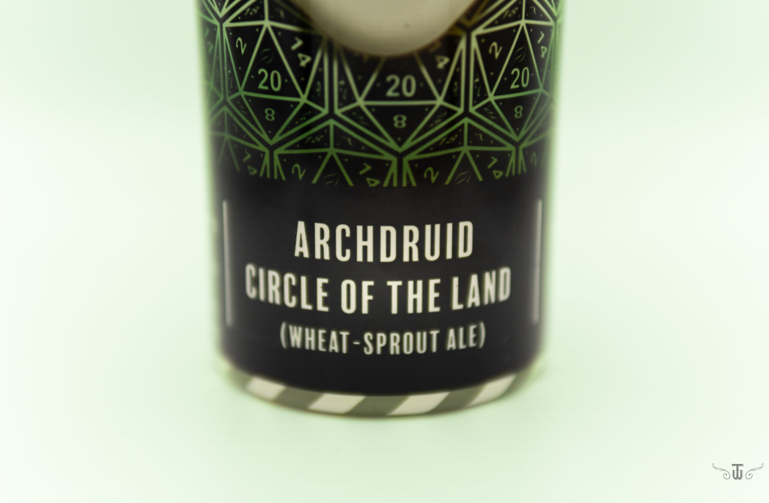 Druid School, Path, and Drink name close up