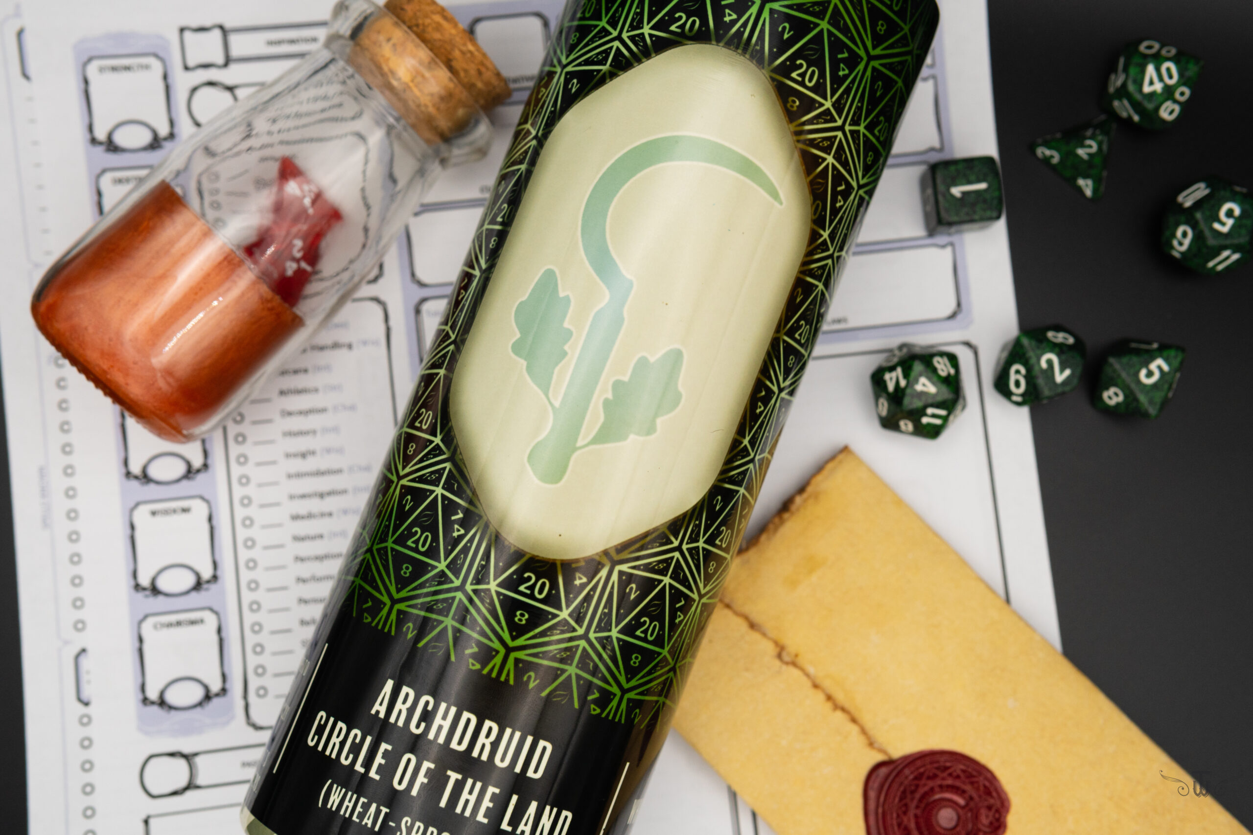 Dungeons & Dragons 20oz Skinny Tumbler - Druid