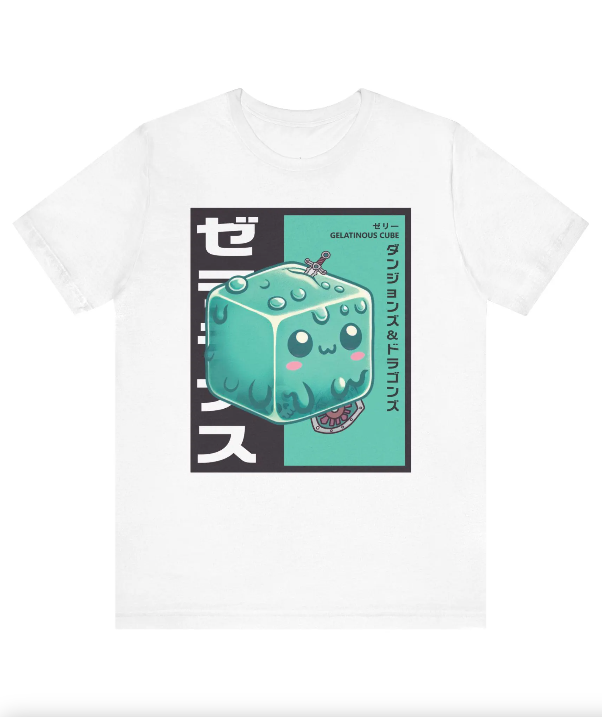 Kaiju Cuties | Gelatinous Cube | DnD Monster Streetwear White Toe Trading Co. Kaiju Cuties | Gelatinous Cube | DnD Monster Streetwear White Toe Trading Co.