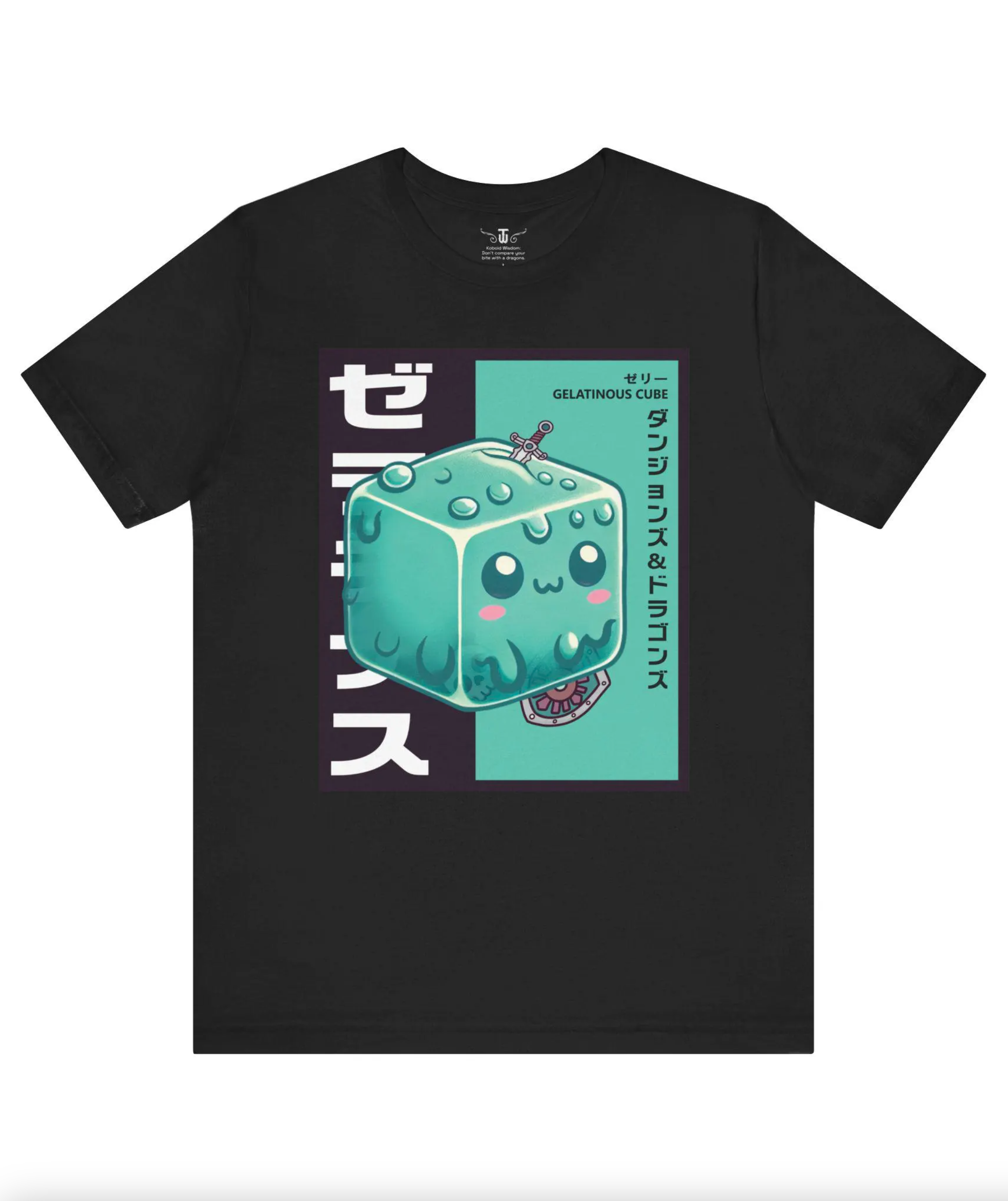 Kaiju Cuties | Gelatinous Cube | DnD Monster Streetwear  White Toe Trading  Co.