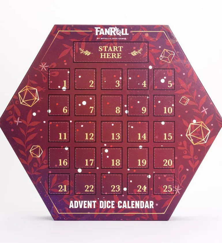 FanRoll: Dice Advent Calendar (2024 Red)