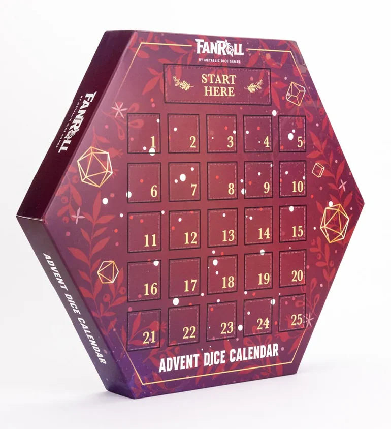 FanRoll: Dice Advent Calendar (2024 Red)