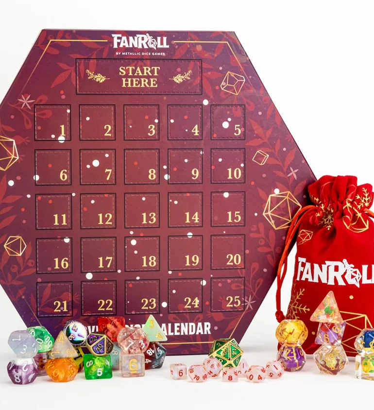 FanRoll: Dice Advent Calendar (2024 Red)